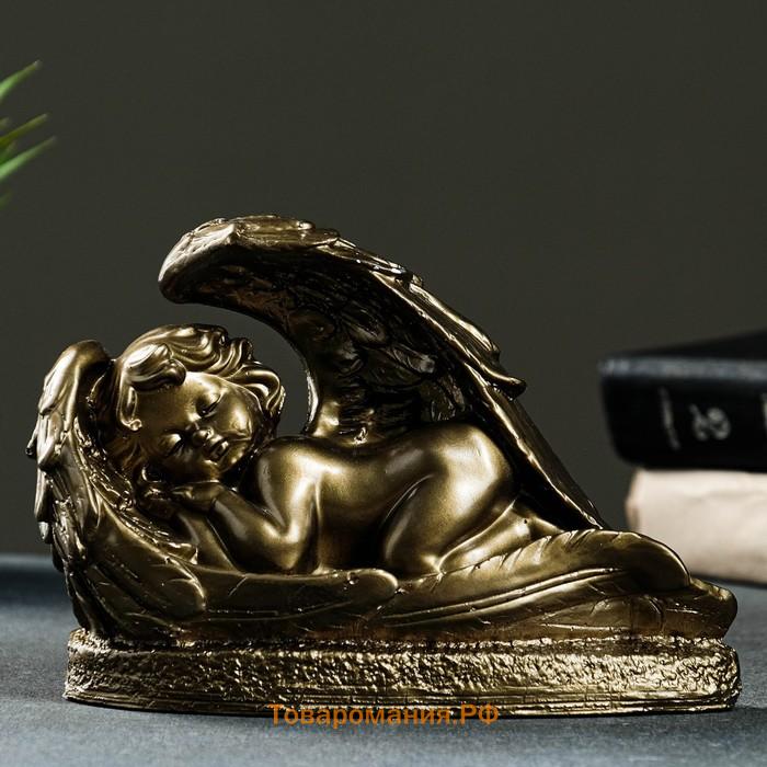Фигура "Ангел лежит" бронза, 20х15см