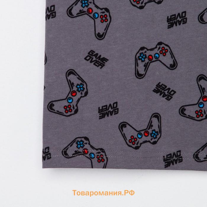 Пижама мужская KAFTAN "Game" размер 48, серый