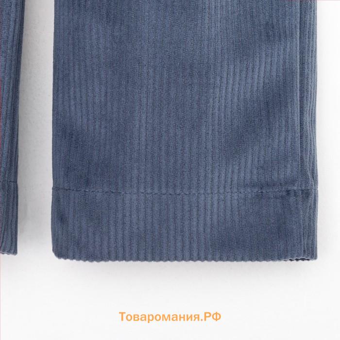 Костюм для девочки KAFTAN "Velvet", размер 38 (146-152), цвет синий