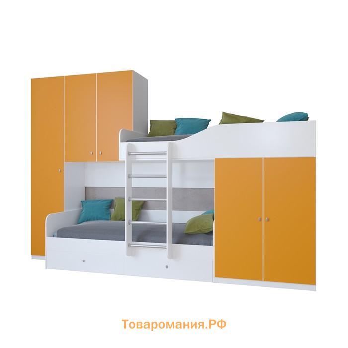 Детский комплекс «Лео», цвет белый / оранжевый