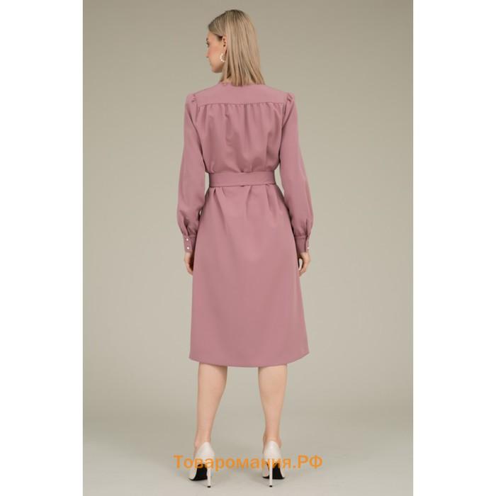 Платье женское, размер 46, цвет розовый