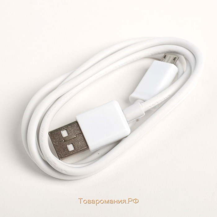 Кабель Luazon, microUSB - USB, 1 А, 1 м, белый