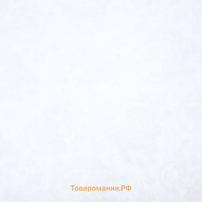 Бумага упаковочная глянцевая "Вязанка на белом", 70 х 100 см