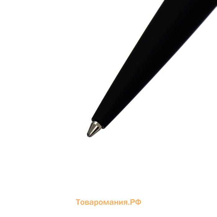 Ручка шариковая поворотная, 1.0 мм, Bruno Visconti VERONA, стержень синий, чёрный металлический корпус, в металлическом футляре