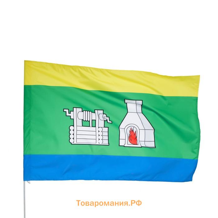 Флаг города Екатеринбурга, 90 х 135 см, полиэфирный шёлк, без древка