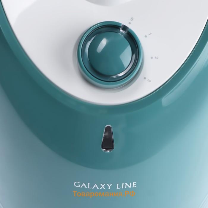 Отпариватель Galaxy LINE GL 6213, напольный, 2000 Вт, 1400 мл, 38г/мин, 3 режима, шнур 1.3м