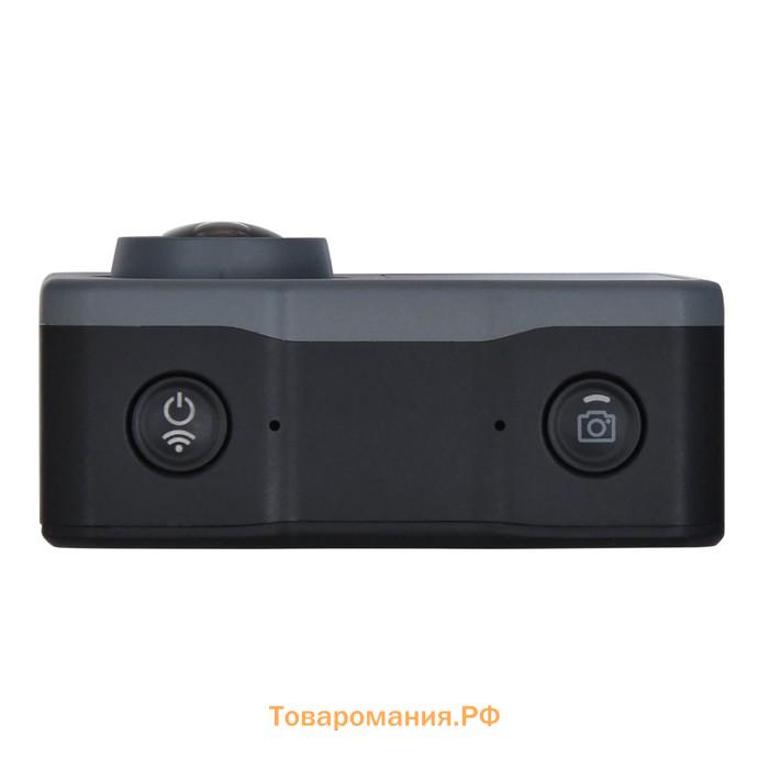 Экшн-камера Digma DiCam 520, Sony IMX386, 16 МП, серая