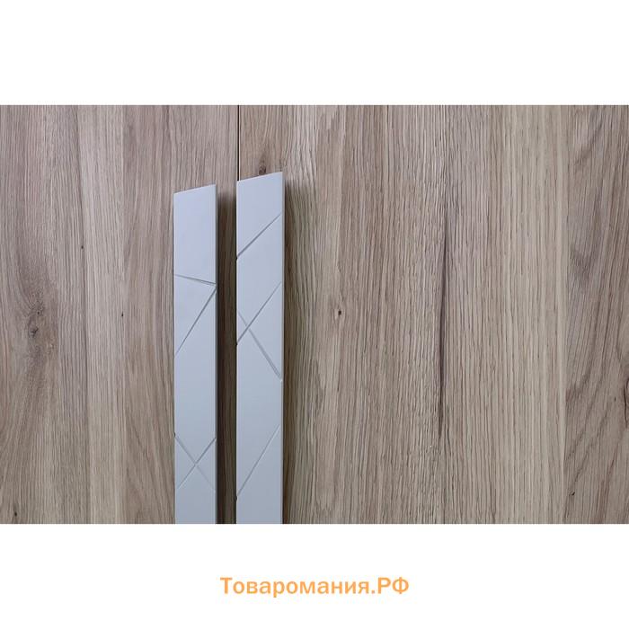 Шкаф двухдверный «Лайк 55.01», 800 × 550 × 2100 мм, цвет дуб мария / галька