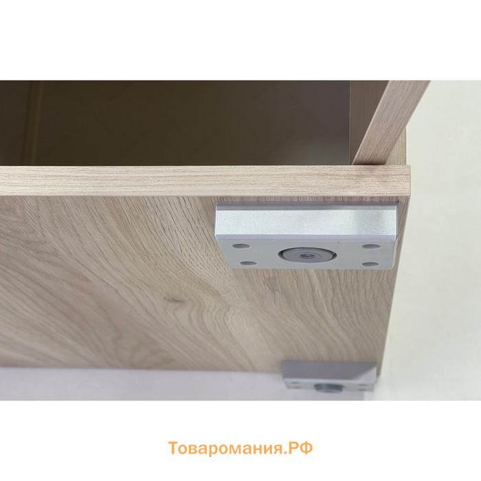 Шкаф двухдверный «Лайк 55.01», 800 × 550 × 2100 мм, цвет дуб мария / галька