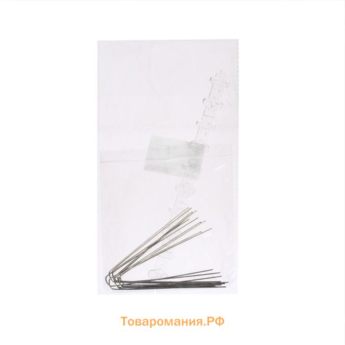 Отпугиватель для птиц, 25×10 см, шипы противоприсадные 20 шт., 2 ряда, Greengo