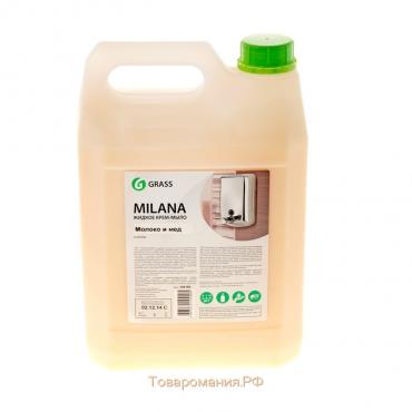Жидкое крем-мыло Grass Milana "Молоко и мед", 5 л