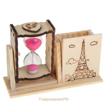 Песочные часы "Башня", сувенирные, органайзер для канцелярии, 10 х 13.5 см