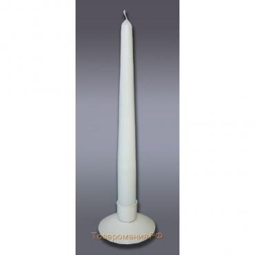 Набор свечей античных, 2,3х 24,5 см, 5 ч, 55 г, 2 штуки, белый