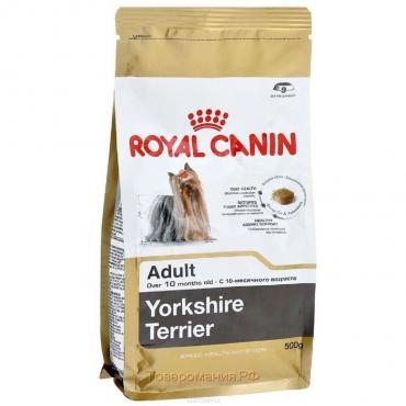 Сухой корм RC Yorkshire Terrier Adult для йоркширского терьера, 500 г
