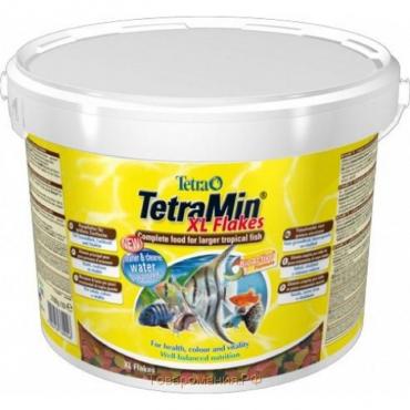 Корм TetraMin XL для рыб, крупные хлопья, 10 л., 2,1 кг