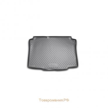 Коврик в багажник SEAT Ibiza 3D, 5D, 05/2008-2016, хб. (полиуретан)