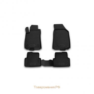 Коврики в салон CITROEN C4, 2011-2016 4 шт. (полиуретан)