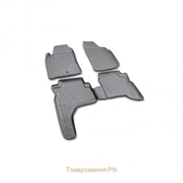 Коврики в салон MITSUBISHI Pajero Sport 1997-2008, 4 шт. (полиуретан)