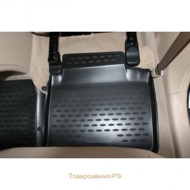 Коврики в салон Toyota Camry 2011-2014, 2014-2016, 2.5L /3.5L, 4 шт. (полиуретан, бежевые)