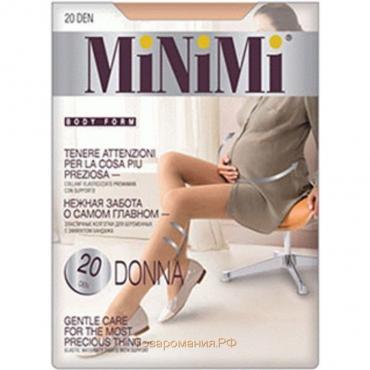 Колготки женские MiNiMi Donna, 20 den, размер 4, цвет nero