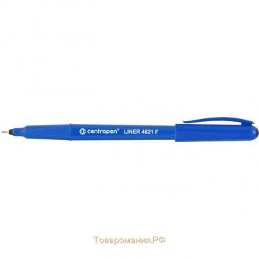 Ручка капиллярная 0.8 мм Centropen 4621, линия 0,3 мм, цвет чёрный, невысыхаемая, длина письма 1500 м