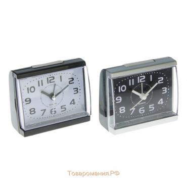 Часы - будильник настольные "Точка", дискретный ход, циферблат 6 х 8.5 см, 7.5 х 8.5 см, АА