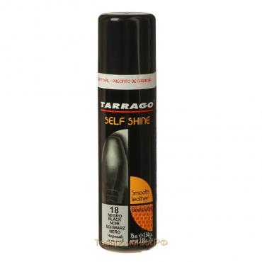 Крем-блеск для обуви Tarrago Self Shine 018, цвет чёрный, 75 мл