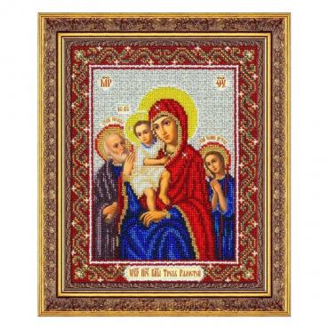 Набор для вышивания бисером Паутинка «Пресвятая Богородица. Трёх радостей»