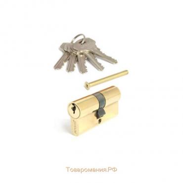 Цилиндровый механизм Apecs SC-60-Z-G, английский ключ, цвет золото