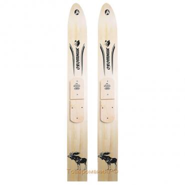 Лыжи деревянные «Охотник», 165 см, цвета МИКС