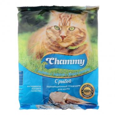 Сухой корм Chammy для кошек, рыба, 350 г