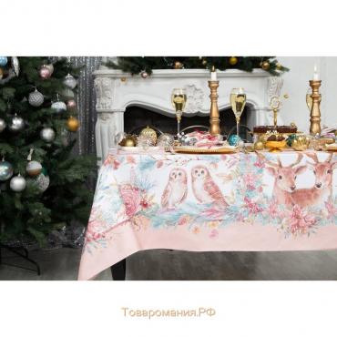 Набор столовый "Pink magic" скат.150х220см +/-3см с ГМВО, салф.40х40см-12шт, хл100%