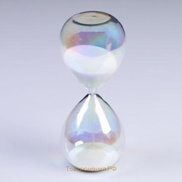 Песочные часы "Шанаду", сувенирные,  8 х 8 х 19 см, белый песок