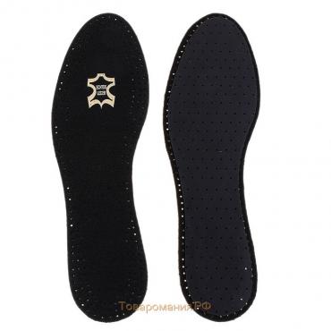 Стельки для обуви Corbby Leder Black, с активированным углём, антибактериальные, размер 37-38