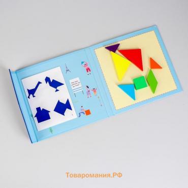 Магнитный танграм «В книжке», 1,5 × 18 × 22 см