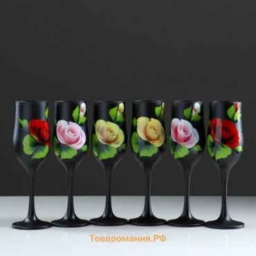Набор бокалов для шампанского "Жостово"  6 шт, 180 мл