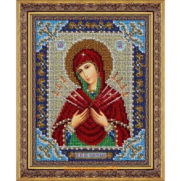 Набор для вышивания бисером Паутинка «Пресвятая Богородица. Семистрельная»