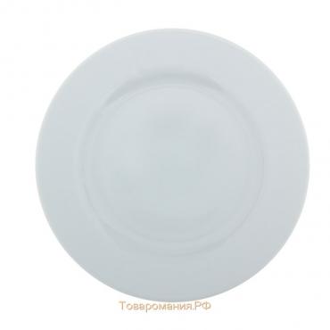 Тарелка фарфоровая «Идиллия», d=16,5 см, белая