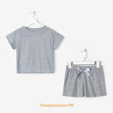 Пижама женская KAFTAN "Звезды", футболка, шорты, р.40-42