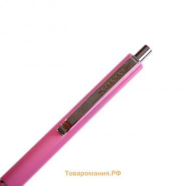 Ручка шариковая автоматическая Schneider "K15", чернила синие, узел 1,0мм, корпус пастель микс, под лого, цена за 1 шт