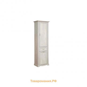 Шкаф-пенал «Сохо» 32.04-01, 654 × 424 × 2120 мм, цвет бетон пайн белый / бетон пайн патина