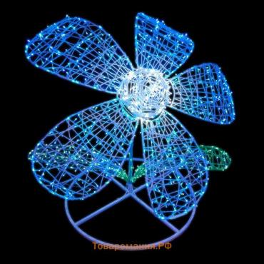 Светодиодная фигура «Цветок», 130 × 100 × 130 см, 80 Вт, 220 В