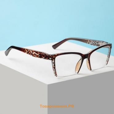 Готовые очки Восток 6636, цвет коричневый, отгибающаяся дужка, -2,5