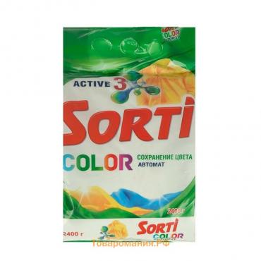 Стиральный порошок Sorti Color, автомат, 2400 г