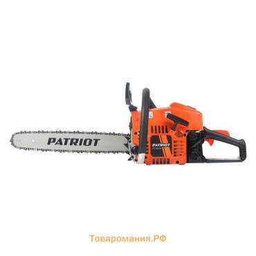 Пила цепная бензиновая PATRIOT PT6020, 2.8 кВт, 20"/50 см, 3/8, 76 зв., 10500 об/мин