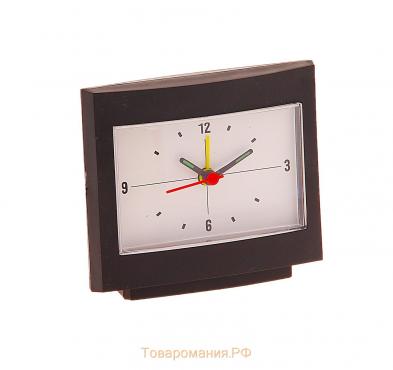 Часы - будильник настольные "Классика", дискретный ход, циферблат 5 х 8 см, 9 х 10 см, АА