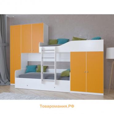 Детский комплекс «Лео», цвет белый / оранжевый