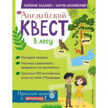 Английский квест. В лесу. Степени сравнения прилагательных и 100 полезных слов. Бус Р.Е.