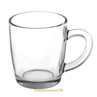 Кружка Paşabahçe Basic, 350 мл, стекло, прозрачная