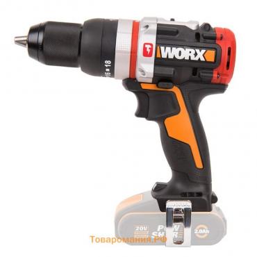 Дрель-шуруповерт ударная аккумуляторная WORX WX354.9, 20 В, 60 Нм, без ЗУ и АКБ